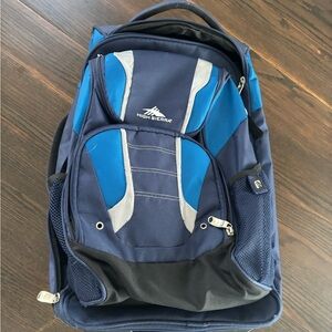 High Sierra 22” Rolling Convertible Blue and Gray Men's luggage